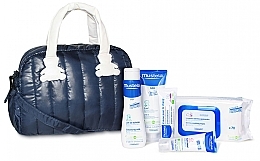 Fragrances, Perfumes, Cosmetics Set - Mustela Bebe Borsa Primi Set (cr/40ml + cr/50ml + wipes/70pc + milk/200ml + shmp/200ml + bag)