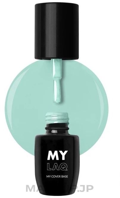 Gel Polish Base Coat - MylaQ My Cover Base — photo Green