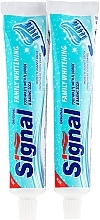 Fragrances, Perfumes, Cosmetics Set - Signal Family Whitening Toothpaste (t/paste/2x100ml)