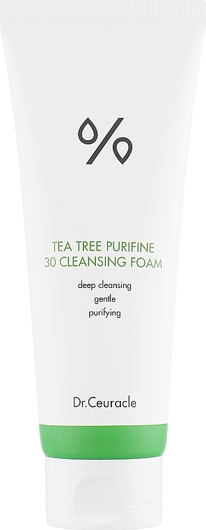 Face Cleansing Gel Foam with Tea Tree Extract - Dr.Ceuracle Tea Tree Purifine 30 Cleansing Foam — photo N2
