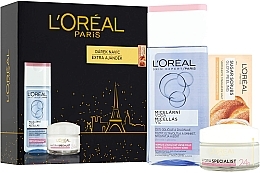 Fragrances, Perfumes, Cosmetics Set - L'Oreal Paris Skin (cr/50ml + micellar/200ml + f/scrub/4ml)