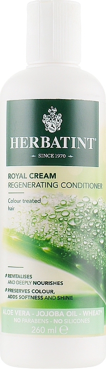 Conditioner for Coloured Hair - Herbatint Royal Cream Regenerating Conditioner — photo N4