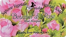 Fragrances, Perfumes, Cosmetics Natural Soap "Rose Bouquet" - Florinda Sapone Vegetale Vegetal Soap Rose Bouquet