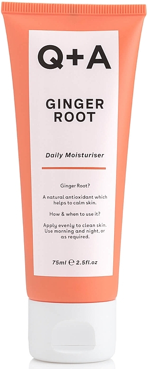 Moisturizing Face Cream - Q+A Ginger Root Daily Moisturiser — photo N1