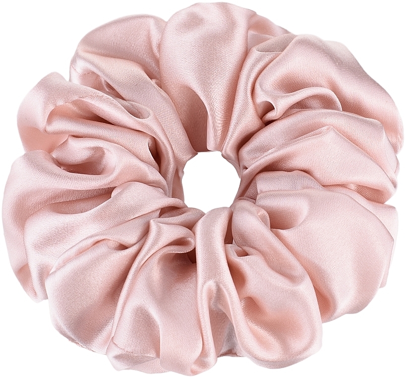 Largy Natural Silk Scrunchie, powder - MAKEUP — photo N1