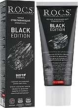 Fragrances, Perfumes, Cosmetics Black Whitening Toothpaste - R.O.C.S. Black Edition Toothpaste