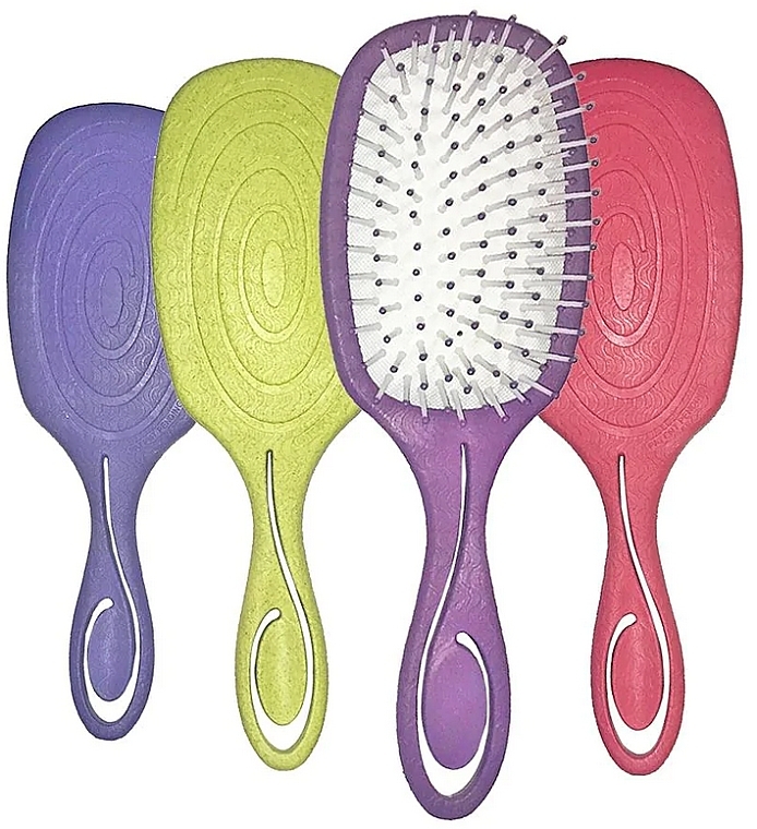 Hair Brush 09, gooseberry - Head Jog 09 Straw Brush Gooseberry — photo N2