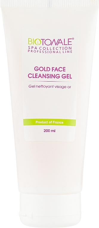 Bio-Gold Face Cleansing Gel for All Skin Types - Biotonale Gold Face Cleansing Gel With Gold — photo N3