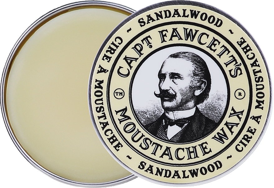 Moustache Wax - Captain Fawcett Sandalwood Moustache Wax — photo N2