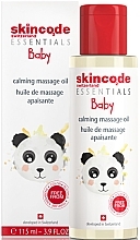 Fragrances, Perfumes, Cosmetics Soothing Massage Oil - Skincode Baby Calming Massage Oil