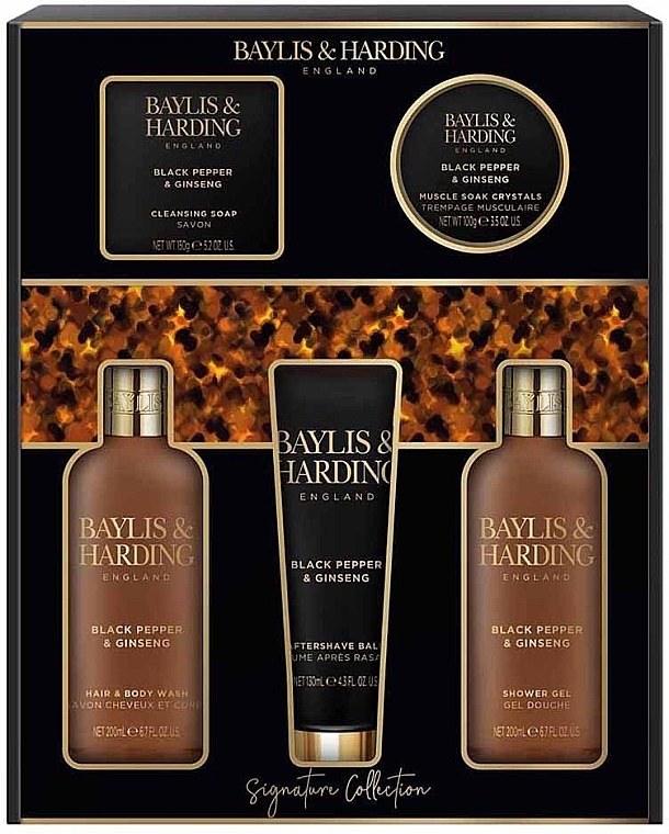 Set - Baylis & Harding Black Pepper & Ginseng Set — photo N1