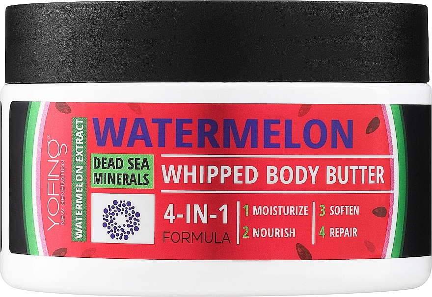 Watermelon Body Butter - Yofing Dead Sea Minerals Watermelon Whipped Body Butter — photo N1