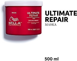 All Hair Types Cream Mask - Wella Professionals Ultimate Repair Mask With AHA & Omega-9 — photo N6