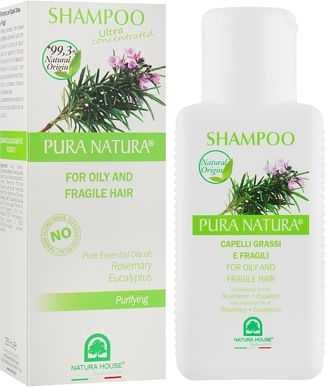 Rosemary and Eucalyptus Shampoo - Natura House — photo N2