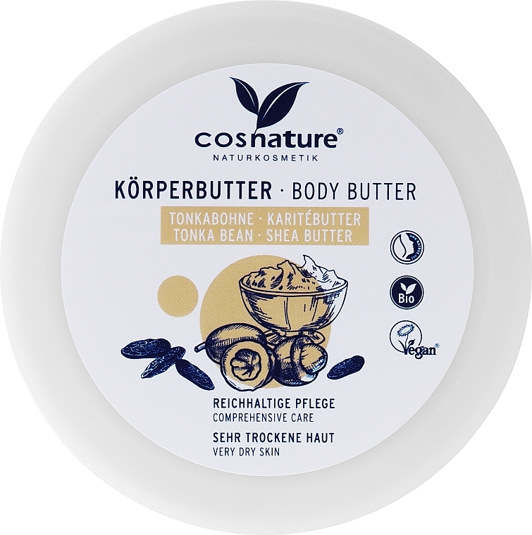 Body Tonka Beans & Shea Butter - Cosnature Body Butter Tonka Bean & Shea Butter — photo N3