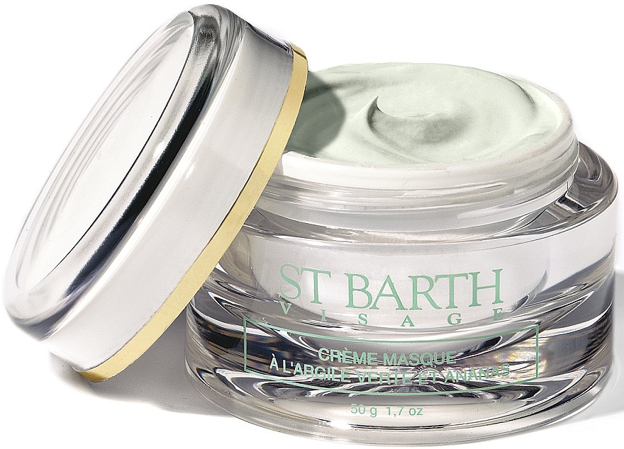 Green Clay and Pineapple Face Cream Mask - Ligne St Barth Cream Mask With Green Clay And Pineapple — photo N4