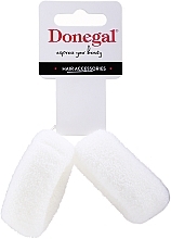 Fragrances, Perfumes, Cosmetics Elastic Hair Bands, FA-5643, 2pcs, white - Donegal