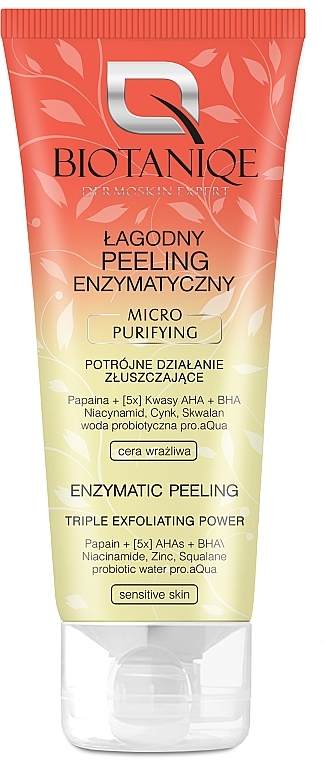 Enzyme Face Peeling - Biotanique Micro Puriflying Enzymatic Peeling — photo N1