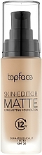 Fragrances, Perfumes, Cosmetics Foundation - TopFace Skin Editor Matte Foundation