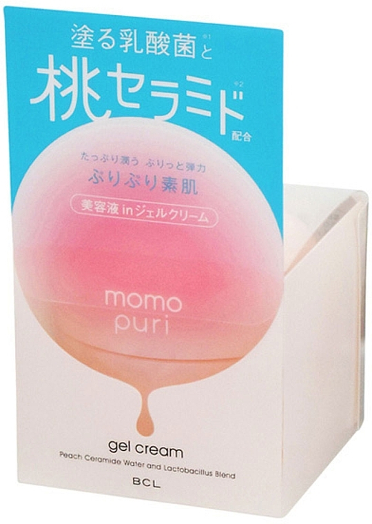 Lactobacilli, Vitamins A, C, E & Ceramide Fluid Cream - BCL Momo Puri — photo N4