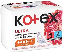 Sanitary Pads, 8 pcs - Kotex Ultra Normal — photo N1