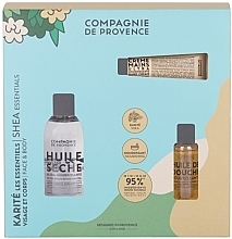 Set - Compagnie De Provence Shea Essential Set (dry/oil/100ml + sh/oil/30ml + h/cr/30ml) — photo N1