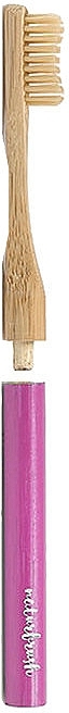 Bamboo Toothbrush Handle, pink - NaturBrush Headless — photo N1