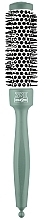 Fragrances, Perfumes, Cosmetics Aluminum Thermal Brush with Thermonaylon Bristles, green, d23mm - 3ME Pure Mastery