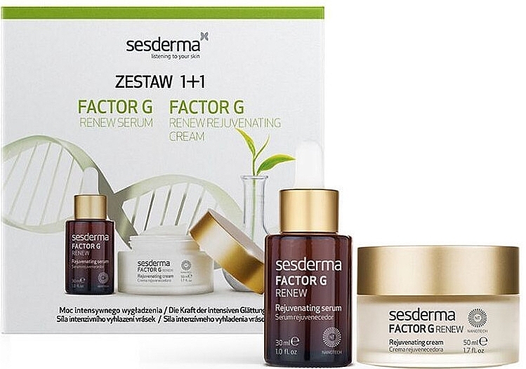 Set - SesDerma Laboratories Factor G Renew (serum/30ml + cr/50ml) — photo N1