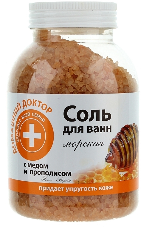 Bath Salt with Hiney & Propolis - Domashniy Doktor — photo N1