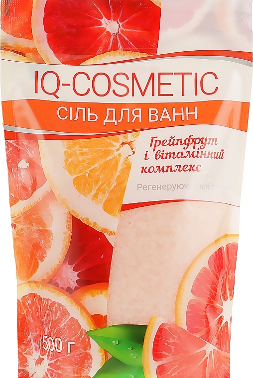 Bath Salt "Grapefruit & Vitamin Complex" - IQ-Cosmetic — photo N1