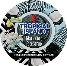Fragrances, Perfumes, Cosmetics Smoothing Fine-Grained Face Scrub - Marion Tropical Island Black Coco Face Scrub