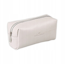 Makeup Bag "Leather", 96945, white - Top Choice — photo N1