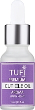 Cuticle Oil 'Rainy Night' - Tufi Profi Premium Aroma — photo N2