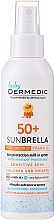 Fragrances, Perfumes, Cosmetics Kids 6mo+ Sun Milk Spray - Dermedic Sunbrella 
