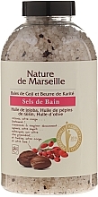 Fragrances, Perfumes, Cosmetics Bath Salt with Goji Berries and Shea Butter Flavor - Nature de Marseille