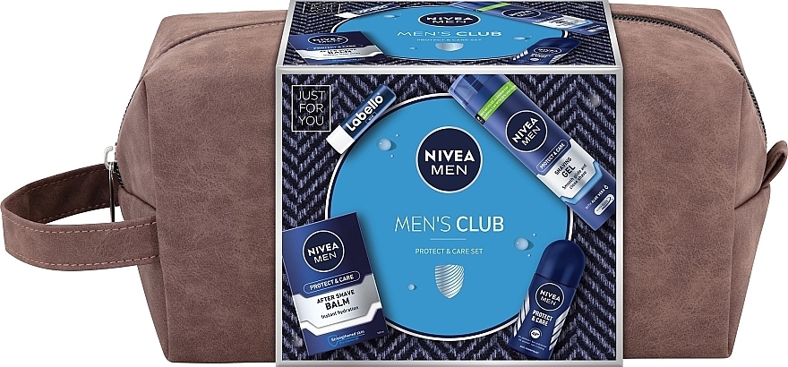 Set, 5 products - Nivea Men's Club Protect & Care Set — photo N2