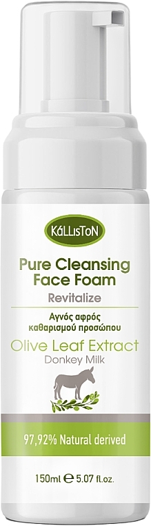 Face Cleansing Foam - Kalliston Pure Cleansing Face Foam Revitalize With Donkey Milk — photo N2