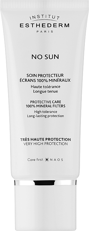 Face Cream - Institut Esthederm No Sun 100% Mineral Screen Protective Care — photo N1