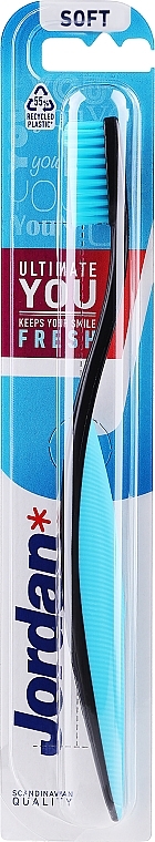 Toothbrush Ultimate You, Soft, black with blue - Jordan Ultimate You Soft — photo N1