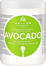 Hair Mask "Avocado" - Kallos Cosmetics KJMN Avocado Hair Mask — photo N1