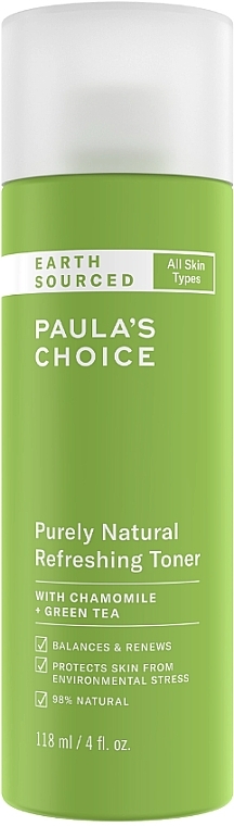 Natural Refreshing Face Toner - Paula's Choice Earth Sourced Purely Natural Refreshing Toner — photo N1