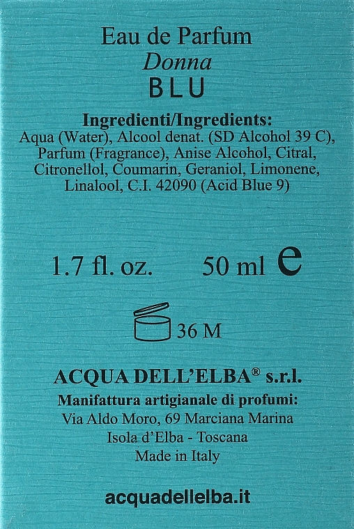 Acqua Dell Elba Blu Donna - Eau de Parfum — photo N5