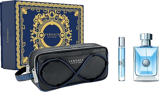 Versace Pour Homme - Set (edt/100ml + edt/mini/10ml + bag/1pc) — photo N1