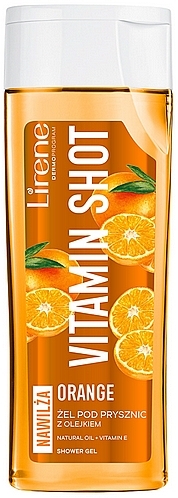 Shower Gel with Orange Oil - Lirene Vitamin Shot Shower Gel Sweet Orange Oil — photo N1