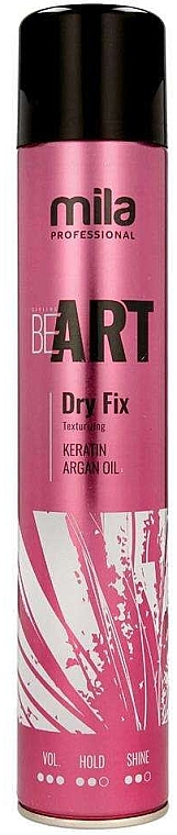 Dry Fix Hair Spray - Mila Professional BeART Dry Fix Extra Strong Hair Spray — photo N3