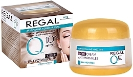 Fragrances, Perfumes, Cosmetics Anti-Wrinkle Night Cream for Normal & Combination Skin - Regal Q10+ Refresh Night Cream Anti-Wrinkles