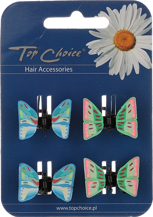 Hair Claws 4 pcs, 24764 - Top Choice — photo N1