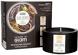 Fragrances, Perfumes, Cosmetics Scented Candle - House of Glam Black Pepper&Coffee Candle