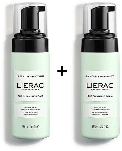 Set - Lierac Duo Cleanser The Cleansing Foam (cl/foam/2x150ml) — photo N1